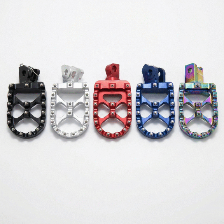 Par Posapies Enduro Aluminio Universal Colores