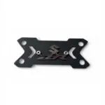 Logo Acutrax 3D Negro Suzuki DR 150 Acero Inoxidable