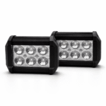 2 Exploradoras Led 6 Chips 8000Lm Blanco Moto Carro