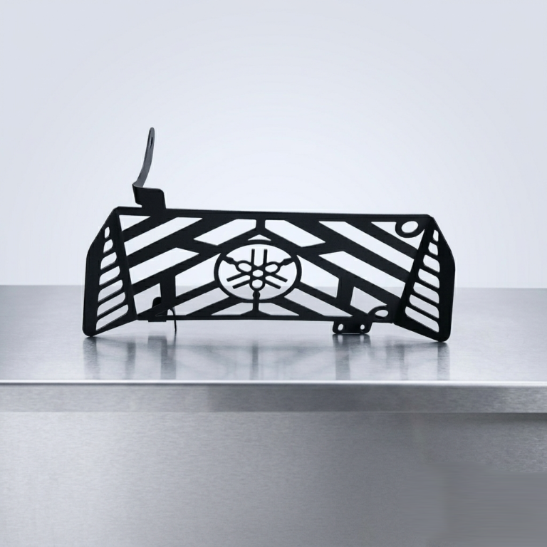 Protector De Radiador Acero Inoxidable Negro Para Mt 15