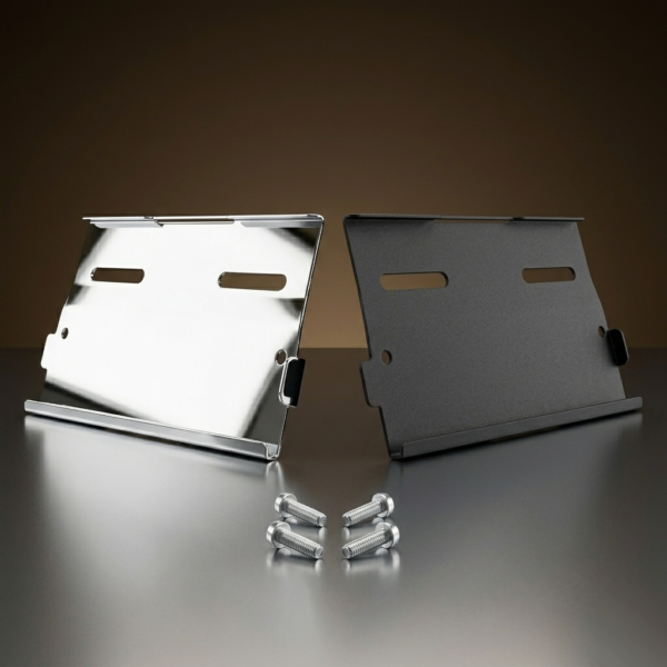 Porta Placa Lamina Pestaña Gruesa