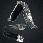 Par Calapies Reposapies Delanteros Pulsar Ns 200 Con Caucho