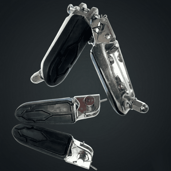 Par Calapies Reposapies Delanteros Pulsar Ns 200 Con Caucho