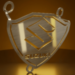 Logo Frontal Delantero Suzuki Viva R En Acero Inoxidable