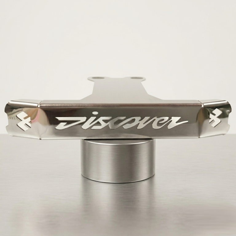 Logo Frontal Delantero Discover 125 Acero Inoxidable