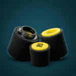 Filtro Aire Espuma Nibbi Alto Flujo Negro Amarillo