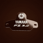 Emblema Para Guardabarro Trasero Yamaha Fz 3.0 Acero Inoxidable