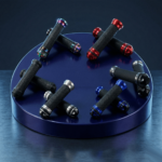 Mangos Para Moto De 6 Huecos Estrella De Colores