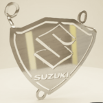 Logo Frontal Delantero Suzuki Viva R En Acero Inoxidable