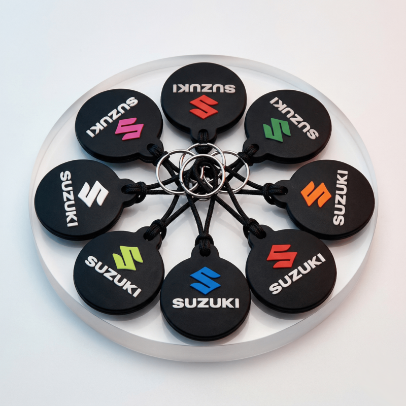 Llavero Logo Redondo Suzuki De Colores