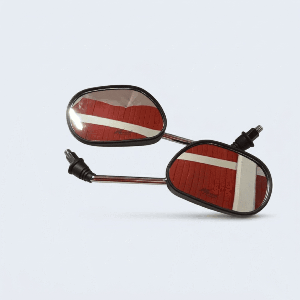 Par Espejo Crypton 115 Pata Cromada 10mm Mirok