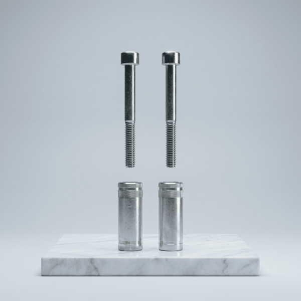 Tornillo + Buje Para Canasta X2