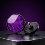 Unidad Tragaluz Redondo 4mm Morado Para Tablero