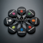 Llavero Logo Redondo Suzuki De Colores
