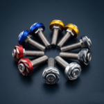 Par Tornillos Lujo Espiral Universal Moto De Colores
