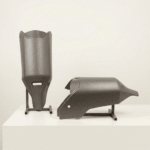 Protector Lateral De Exosto Para FZ 16 Gris