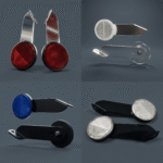 Par Soportes Reflectivos Para DT DR Rojos De Colores