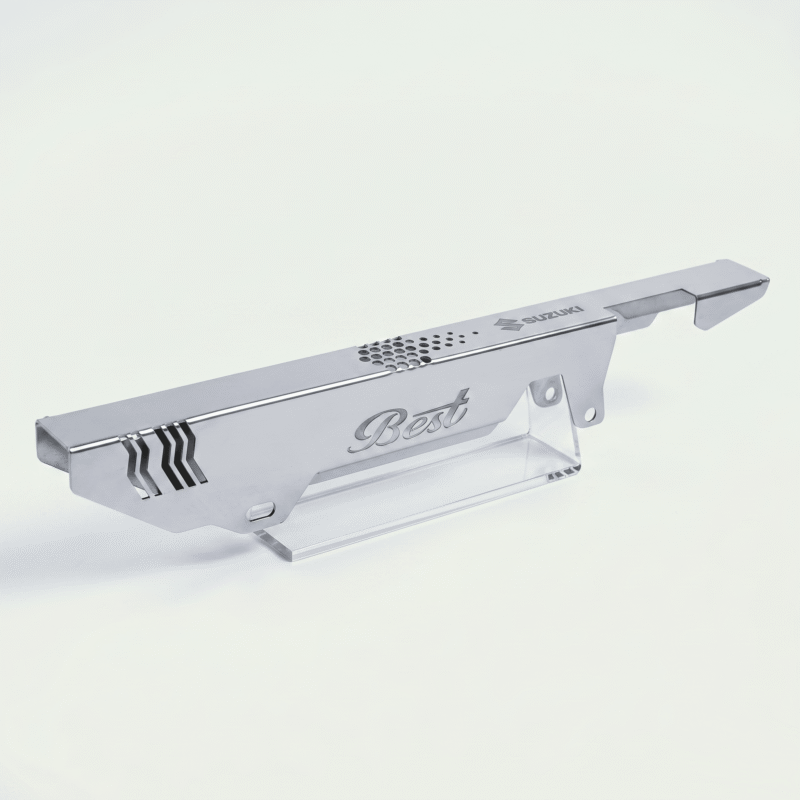Guarda Cadena Acero Inoxidable Suzuki Best 125