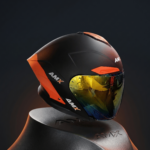 Casco Abierto AMX Razzo Solid Naranja