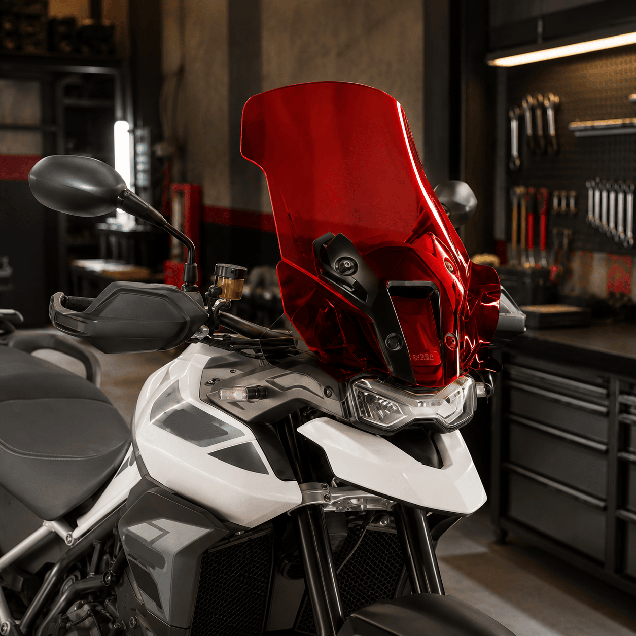 Cúpula Frontal y Bases para Moto
