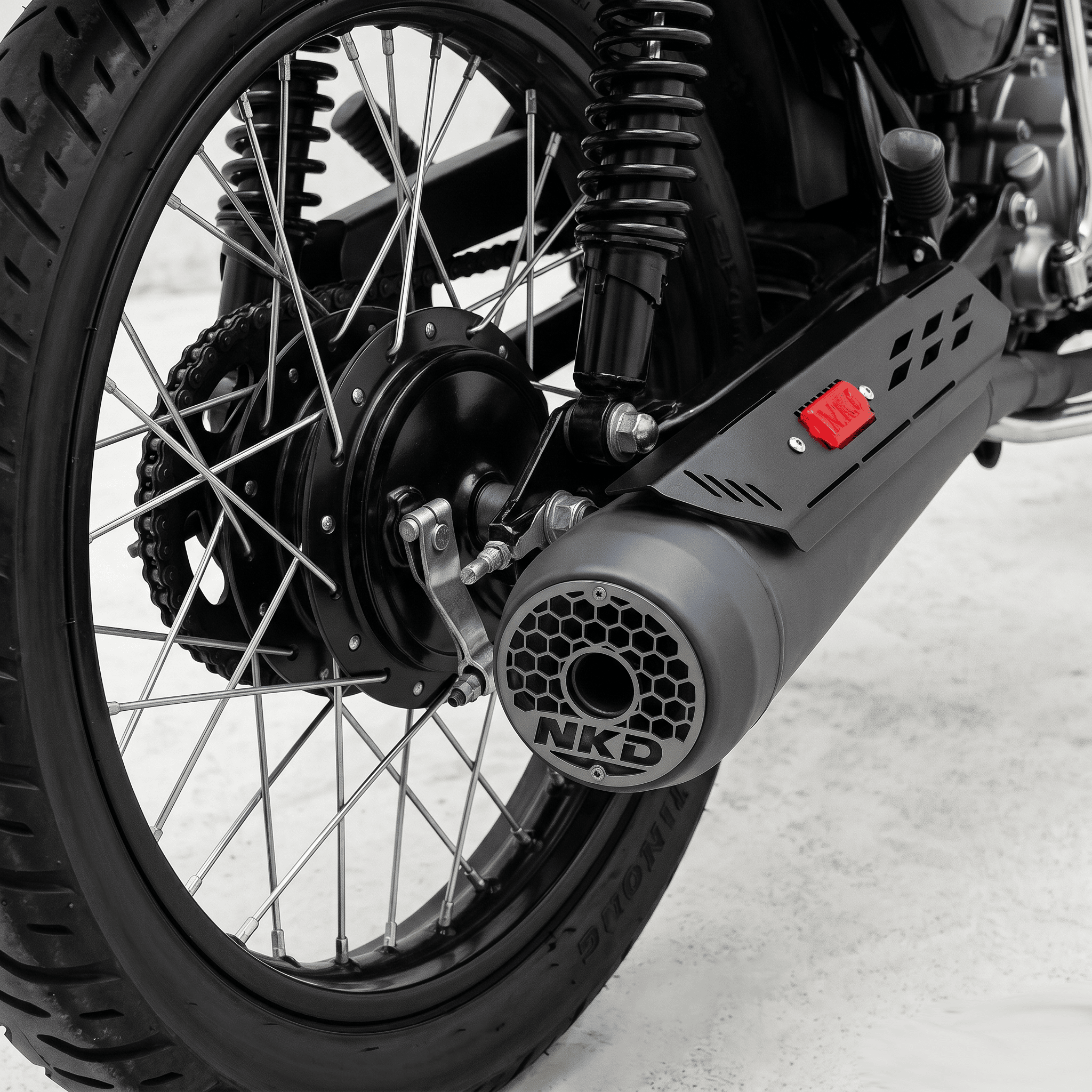 Logo Protector para Escape Acero Inoxidable