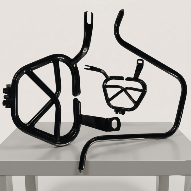 Porta Alforjas Suzuki AX 100 Negro