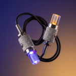Par Direccionales Led Ojo De Águila Multicolor Gris