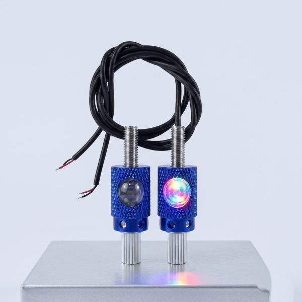 Par Direccionales Led Ojo De Águila Multicolor Azul
