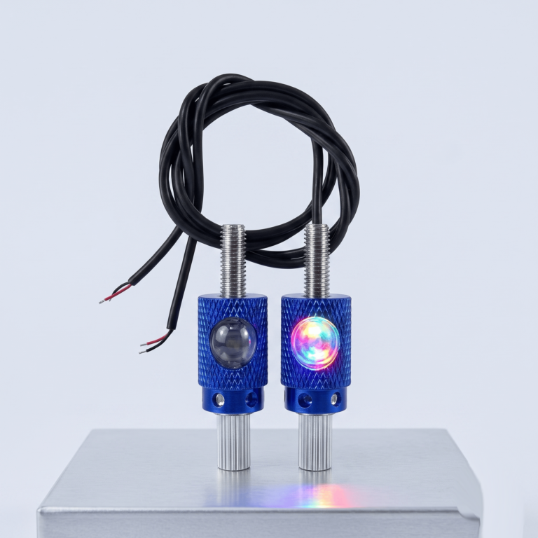Par Direccionales Led Ojo De Águila Multicolor Azul