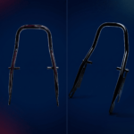 Parrilla Trasera Diadema Akt Nkd 125 Cromada