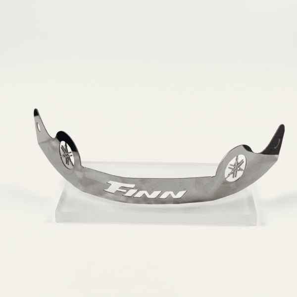 Emblema Collarín Yamaha Crypton Finn Acero Inoxidable