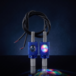 Par Direccionales Led Ojo De Águila Multicolor Azul