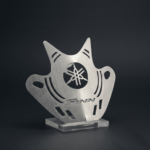 Emblema Frontal Yamaha Crypton Finn Acero Inoxidable
