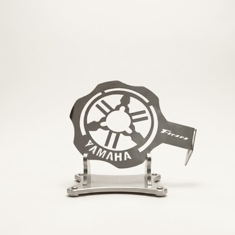 Logo Exosto Yamaha Crypton Finn 115 Acero Inoxidable