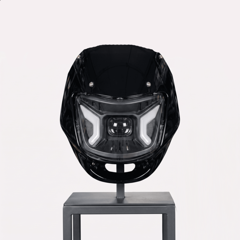 Farola Led Con Carenaje Boxer Ct 100 Negra Completa