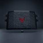 Protector Radiador Yamaha Mt-03 Acero Inoxidable Negro Mate