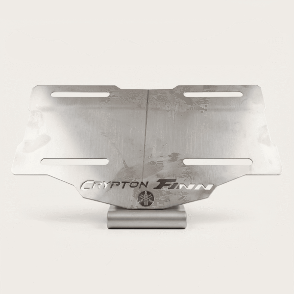 Porta Placa Yamaha Crypton Finn Acero Inoxidable