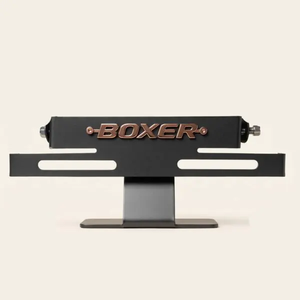 Portaplaca Retráctil Boxer 3D Negro