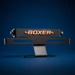Portaplaca Retráctil Boxer 3D Negro