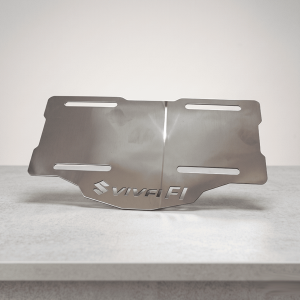 Porta Placa Suzuki Viva Fi Acero Inoxidable
