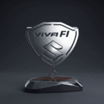 Logo Frontal Suzuki Viva Fi Acero Inoxidable