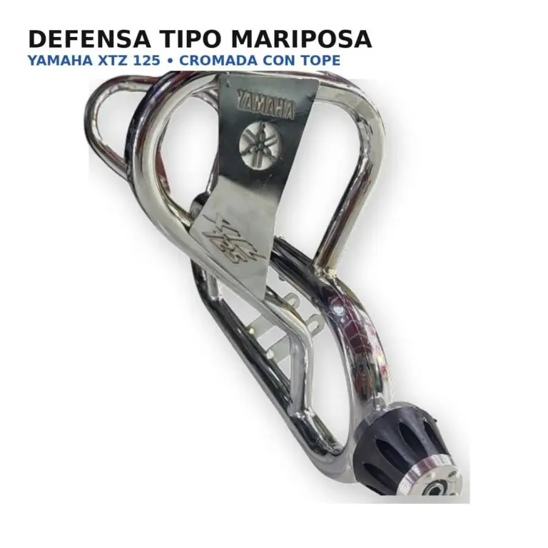 Defensa Cromada Con Tope Yamaha XTZ 125