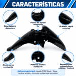 Guardabarro Delantero Honda Wave C100 1 Negro