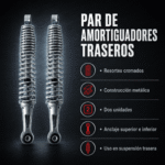 Amortiguadores Traseros Kanuni Suzuki Best 125