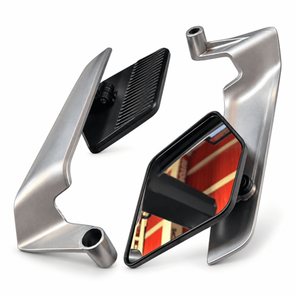 Espejo Retrovisor Stealth Max Deportivo Gris