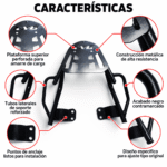 Parrilla De Carga NXG 100 Negra Contramarcada