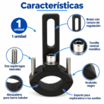 Base Soporte Exploradoras Moto Para Barras Grandes