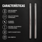 Par Barras Telescópicas Discover 125 ST 100S XCD Con Tapón