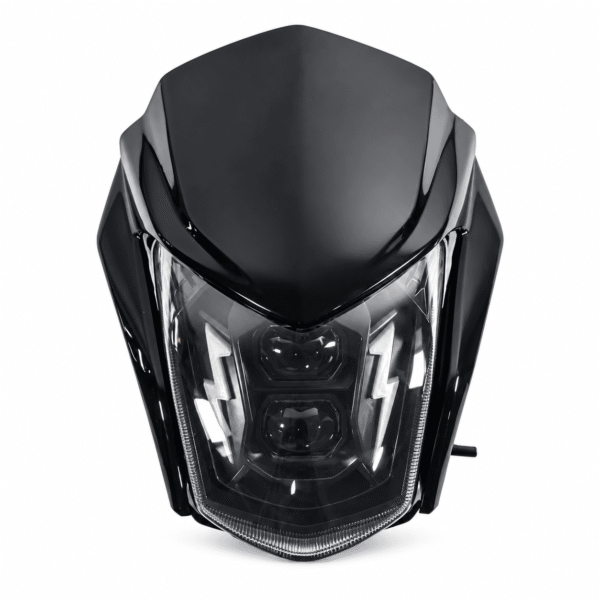 Farola LED con Lupa y Carenaje Negro Suzuki DR150
