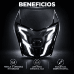 Farola LED y Carenaje Negro Honda XR 150L XR 190L